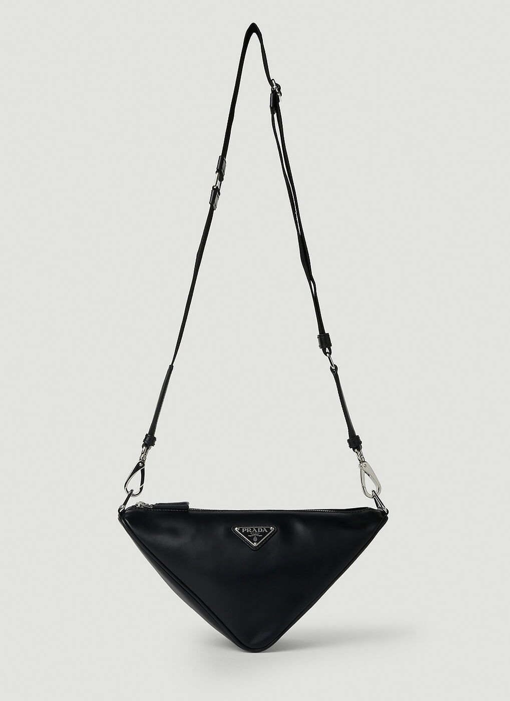 Prada - Triangle Crossbody Bag in Black Prada