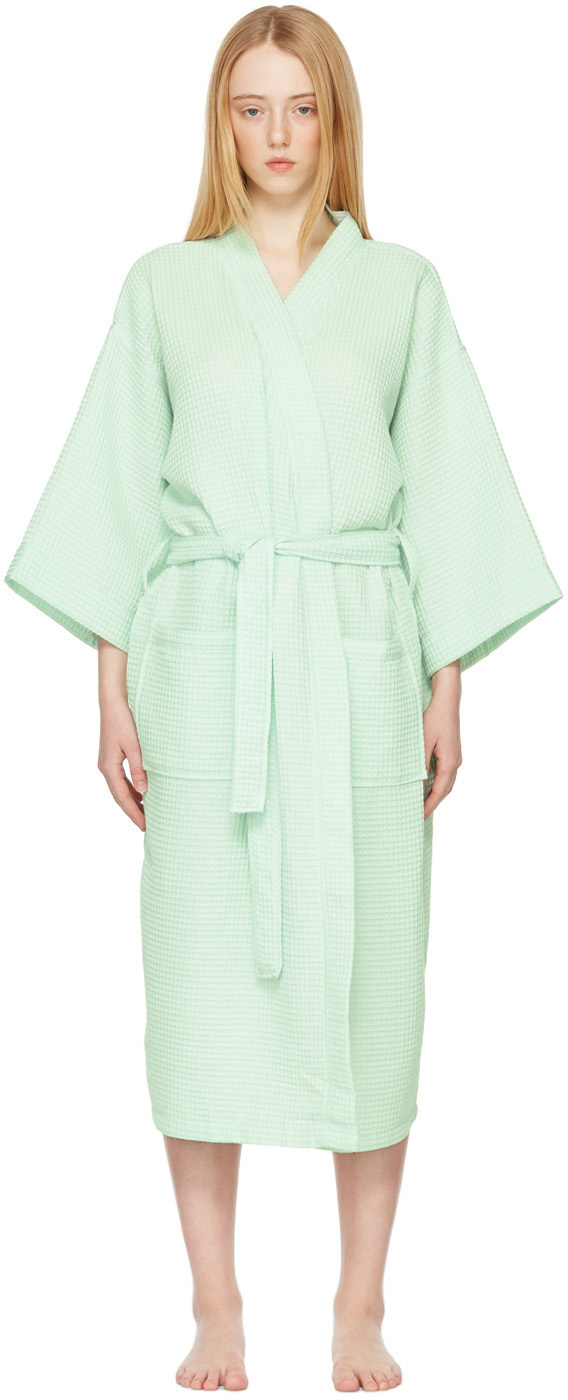 HAY Green Waffle Bath Robe HAY