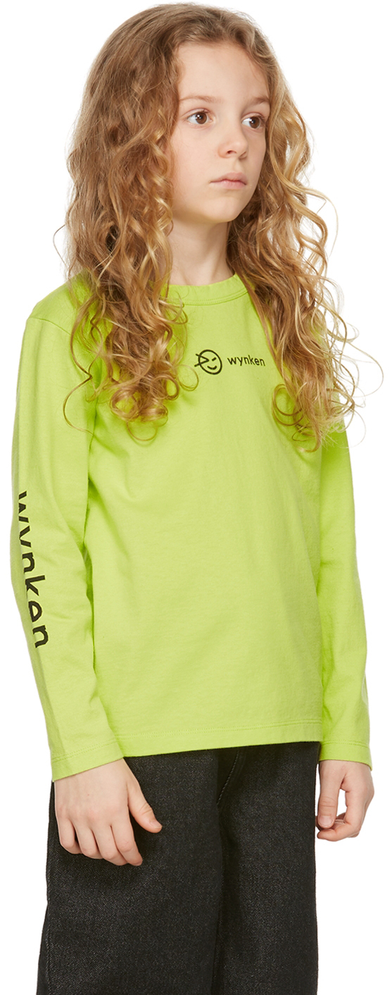 Wynken Kids Green Base Layer Long Sleeve T-Shirt Wynken