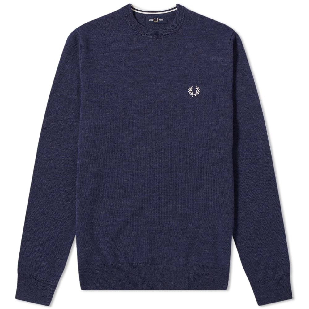 Fred Perry Authentic Classic Crew Knit Fred Perry Authentic