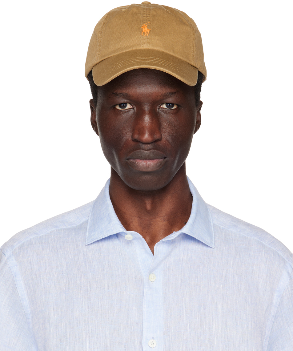 Polo Ralph Lauren Tan Classic Cap Polo Ralph Lauren