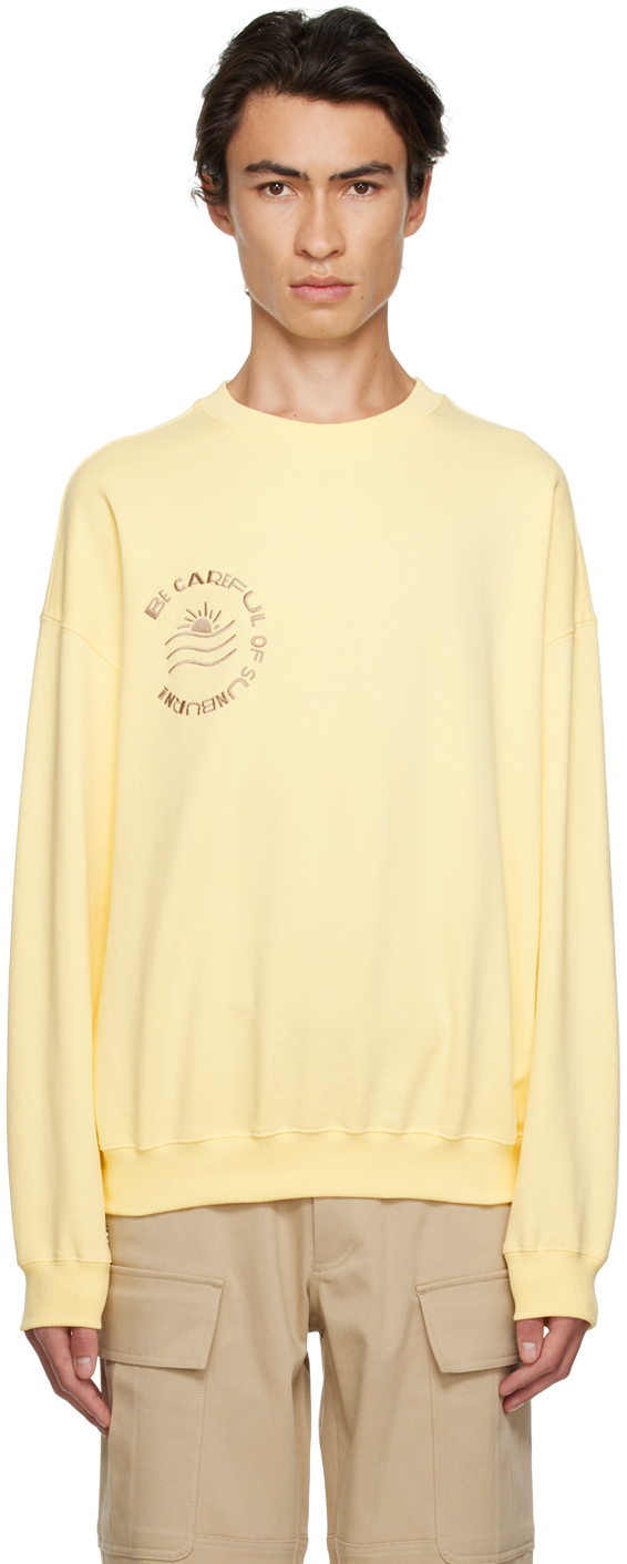 Kijun SSENSE Exclusive Yellow Sunburn Sweatshirt Kijun