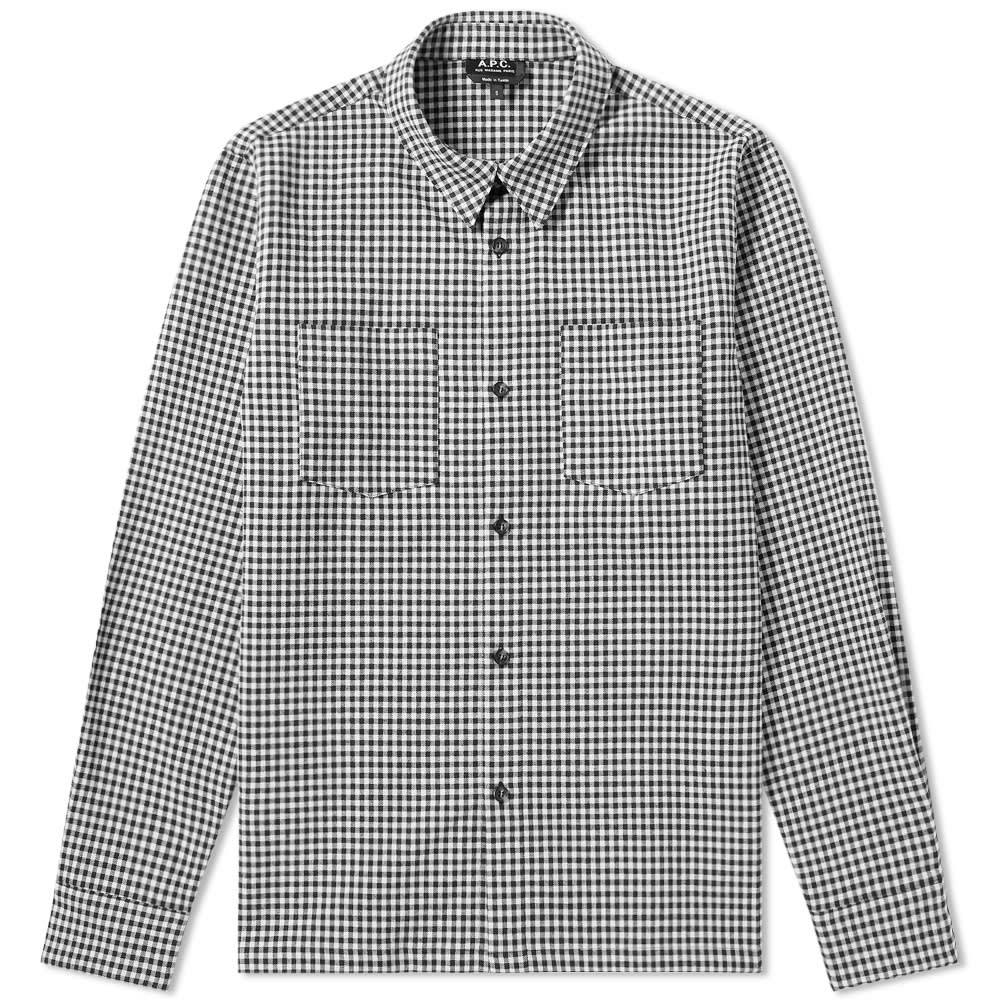 apc john checked overshirt