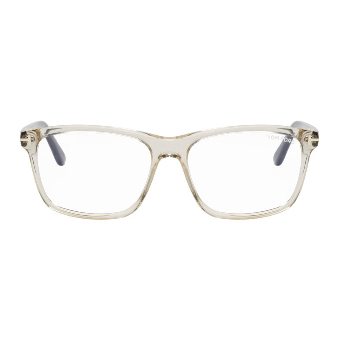 Tom Ford Transparent FT5479-B Rectangular Glasses TOM FORD