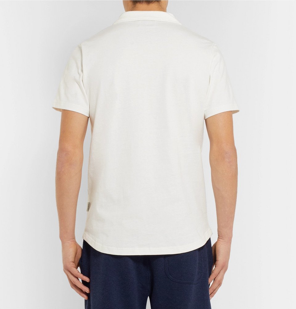 Oliver Spencer - Hawthorn Cotton-Jersey Polo Shirt - Off-white