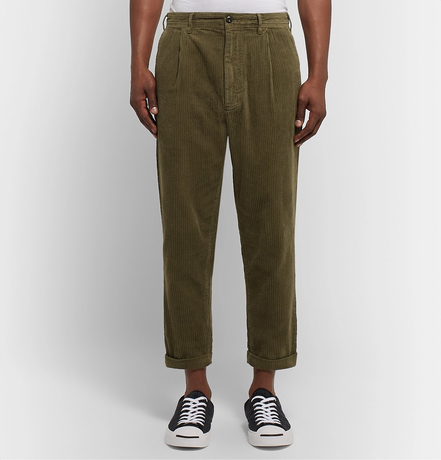 Alex Mill - Tapered Pleated Cotton 