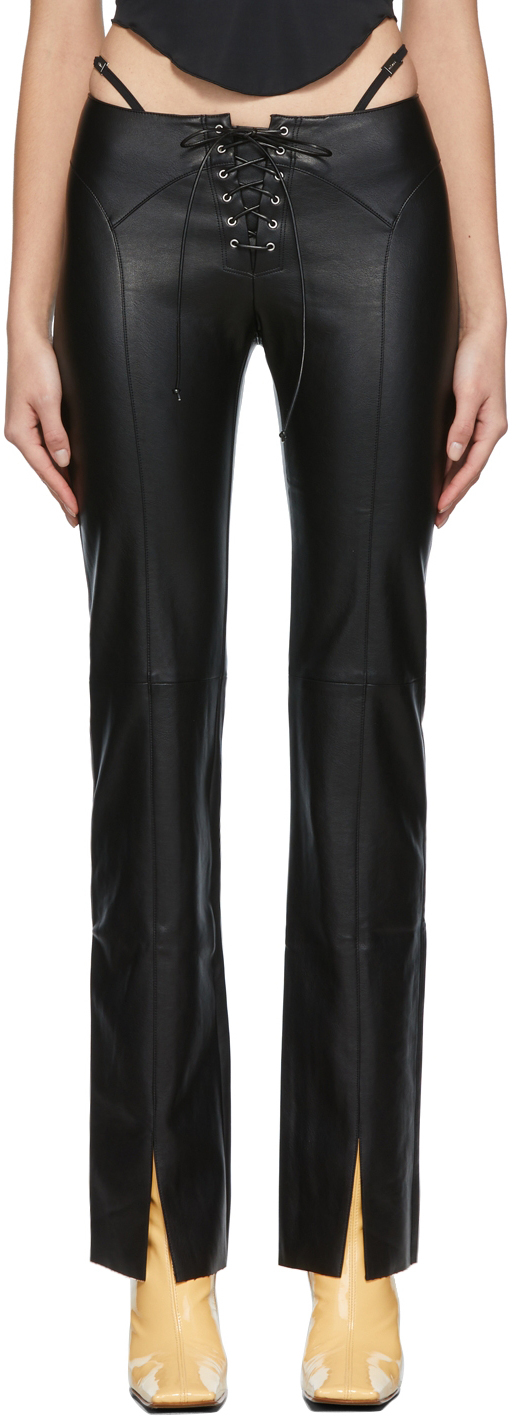 ssense leather pants