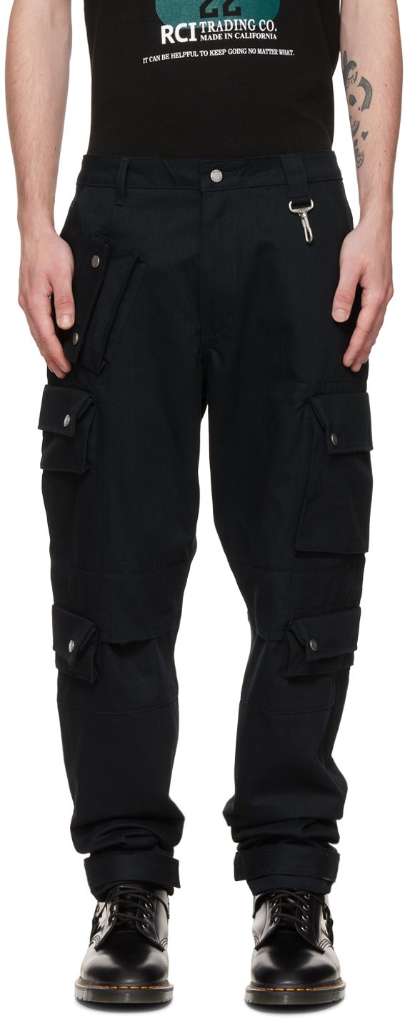 Reese Cooper Black Harness Cargo Pants Reese Cooper