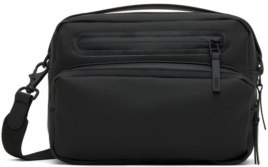 RAINS Black Large Box Bag Rains