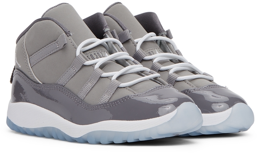 Nike Jordan Kids Grey Jordan 11 Retro Little Kids Sneakers Nike Jordan ...