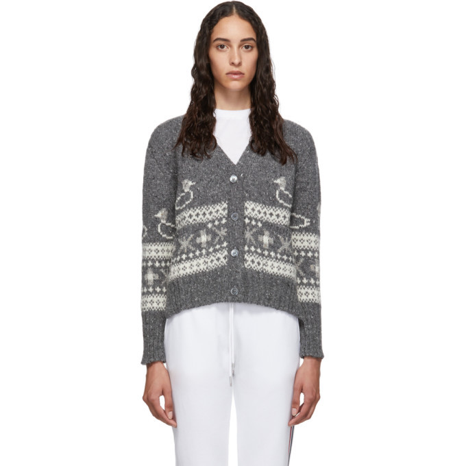 thom browne oversized cardigan