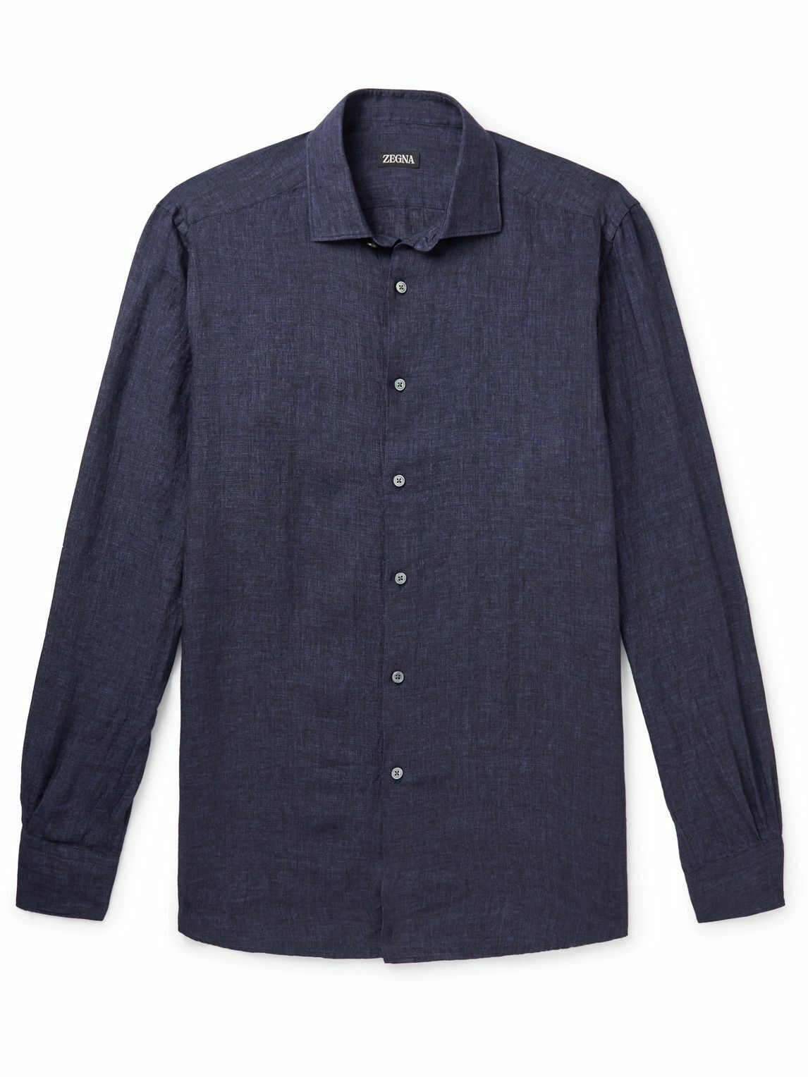 Zegna - Linen Shirt - Blue Zegna