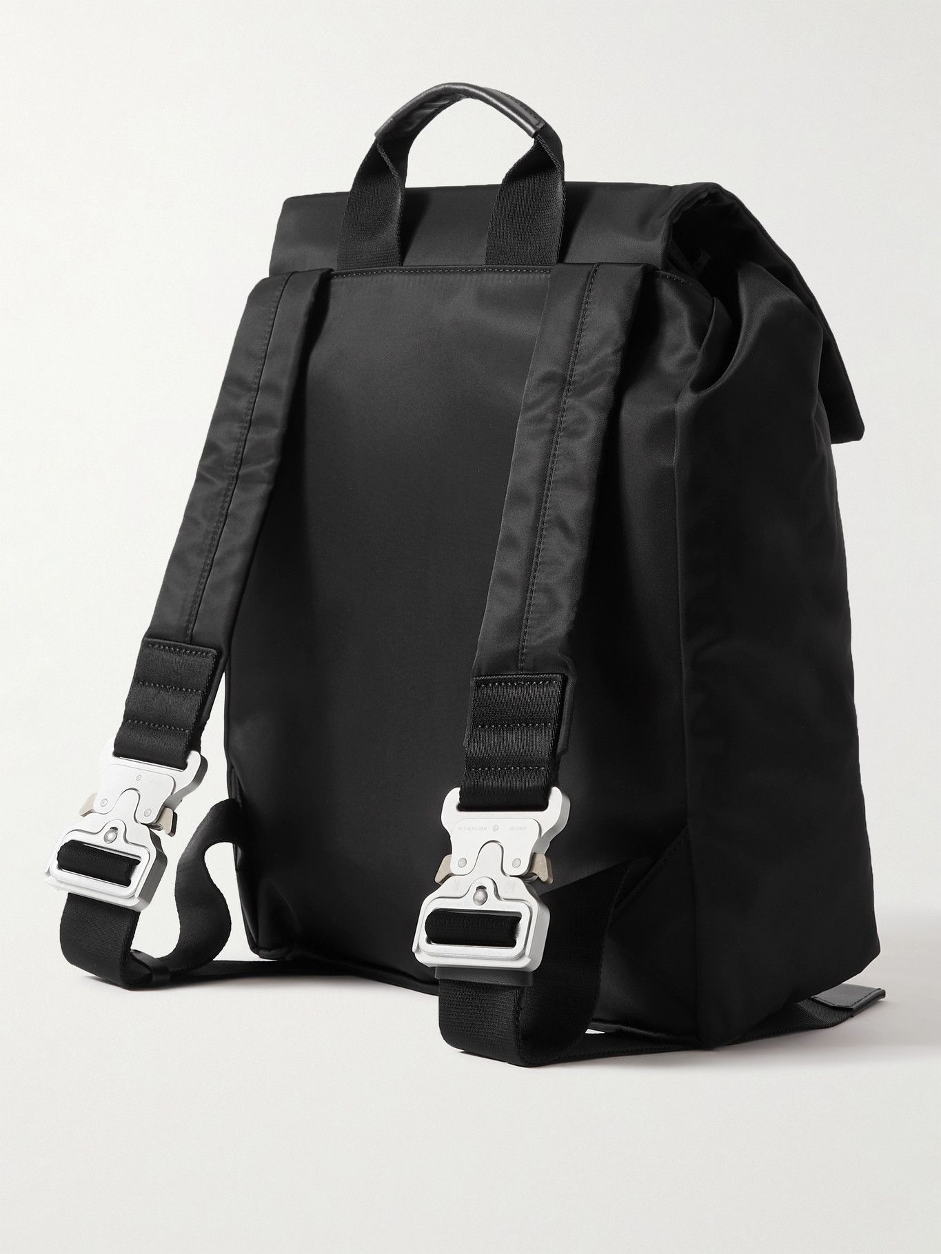 1017 ALYX 9SM - Leather-Trimmed Nylon Backpack