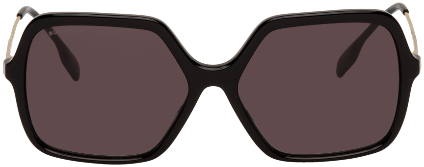 Photo: Burberry Black Square Check Accent Sunglasses
