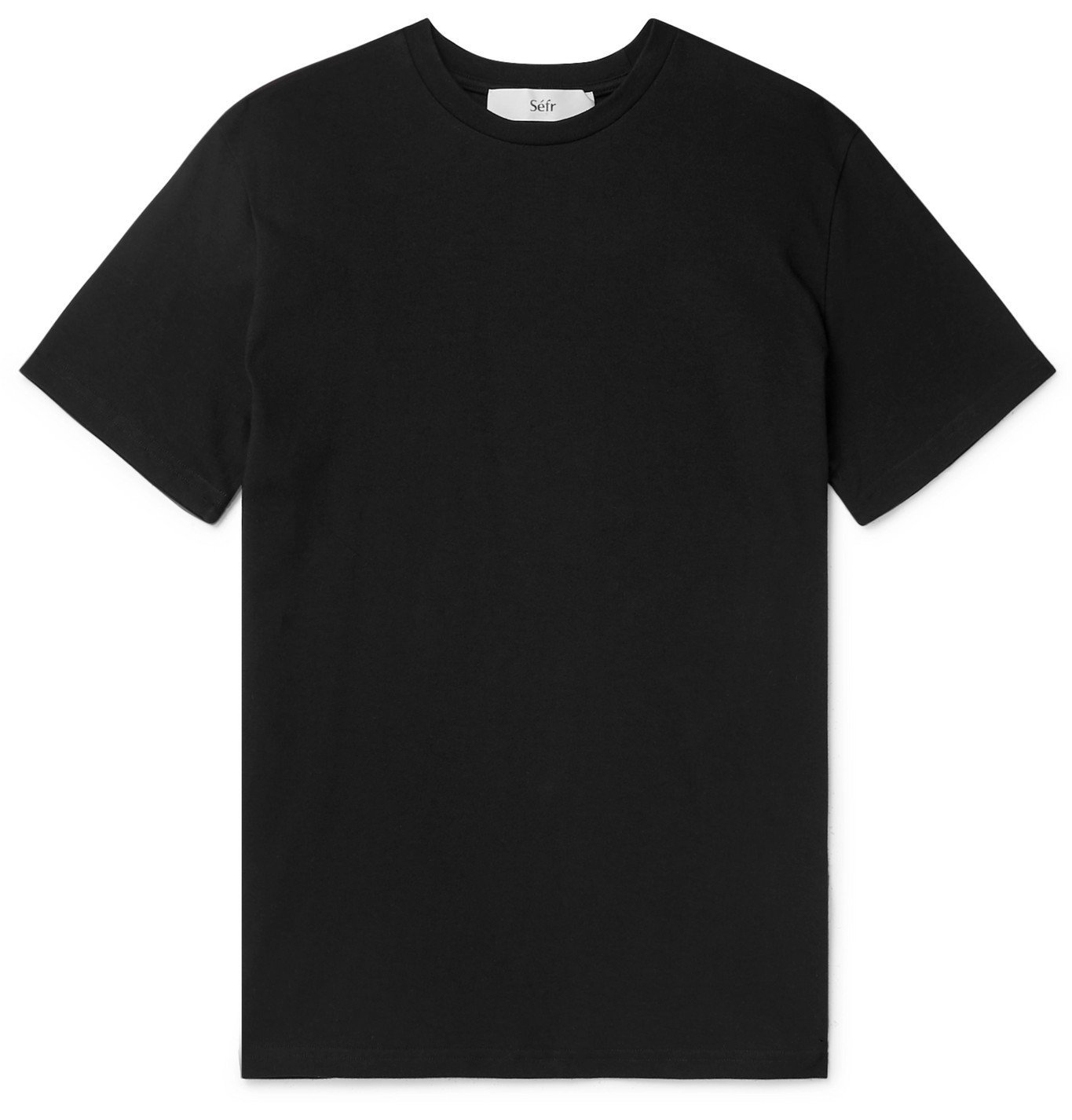 Séfr - Clin Cotton-Jersey T-Shirt - Black Séfr