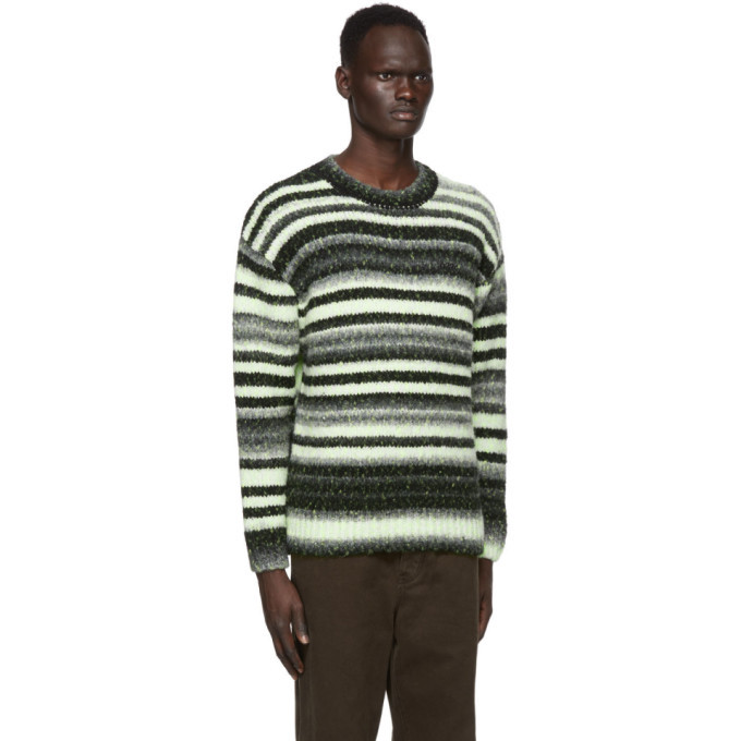 032c Black and Yellow Knit Logo Sweater