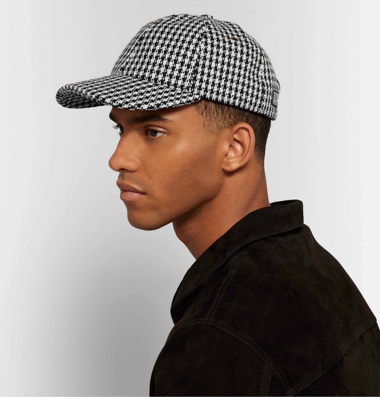 houndstooth baseball cap