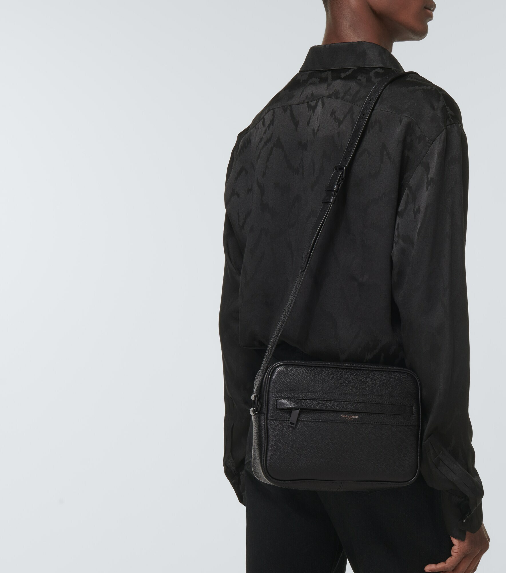 Saint Laurent Camp leather camera bag Saint Laurent