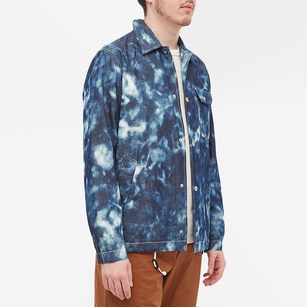 Universal Works Men's Coach Jacket in Space Denim Indigo Universal Works