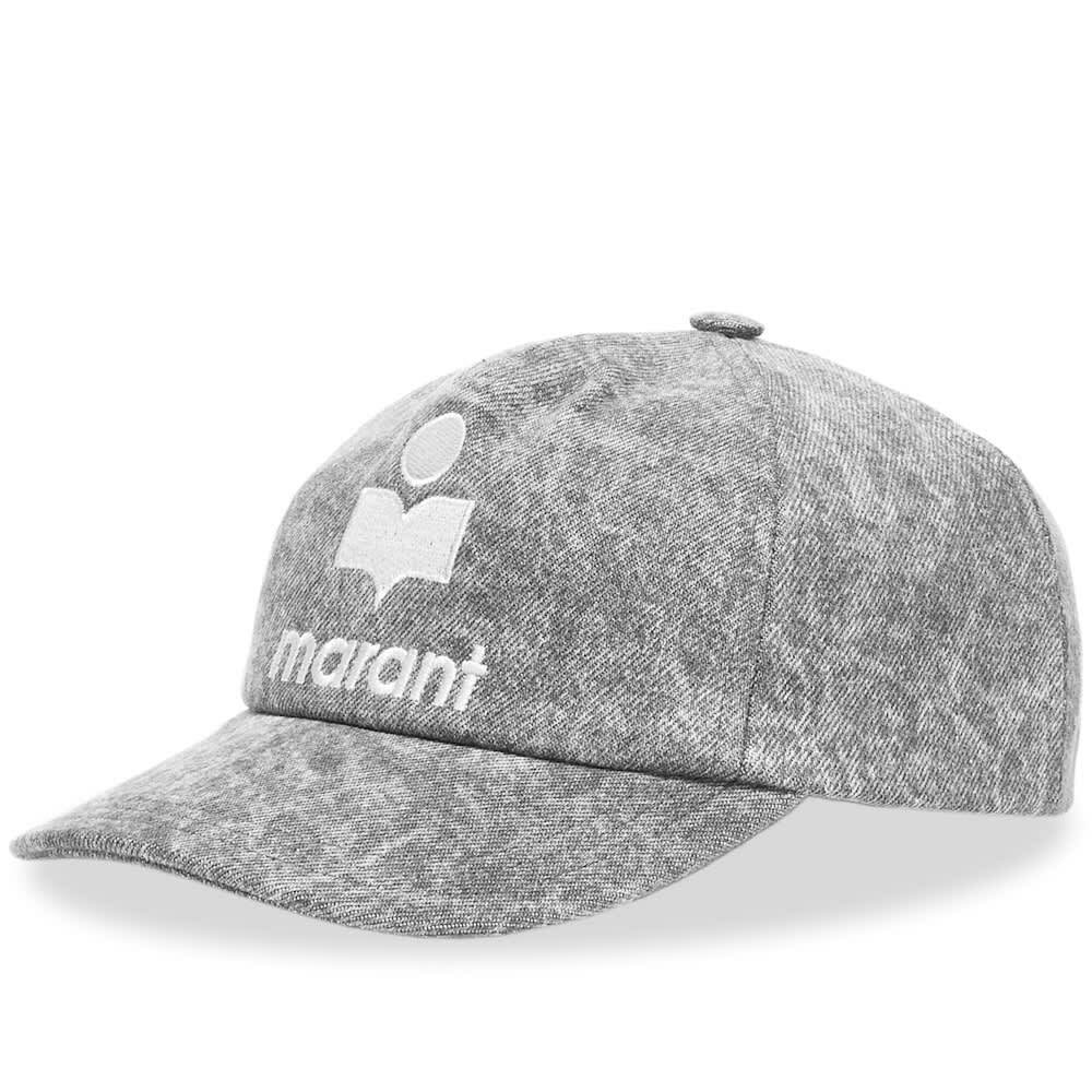 Isabel Marant Men's Tyronh Denim Cap in Grey Isabel Marant