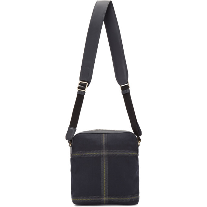 Paul Smith Navy Check Crossbody Bag Paul Smith