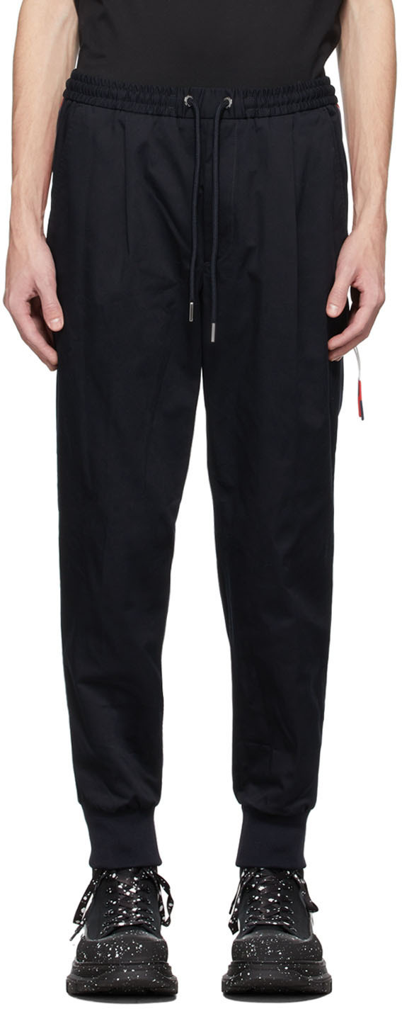 Photo: Moncler Navy Twill Trousers
