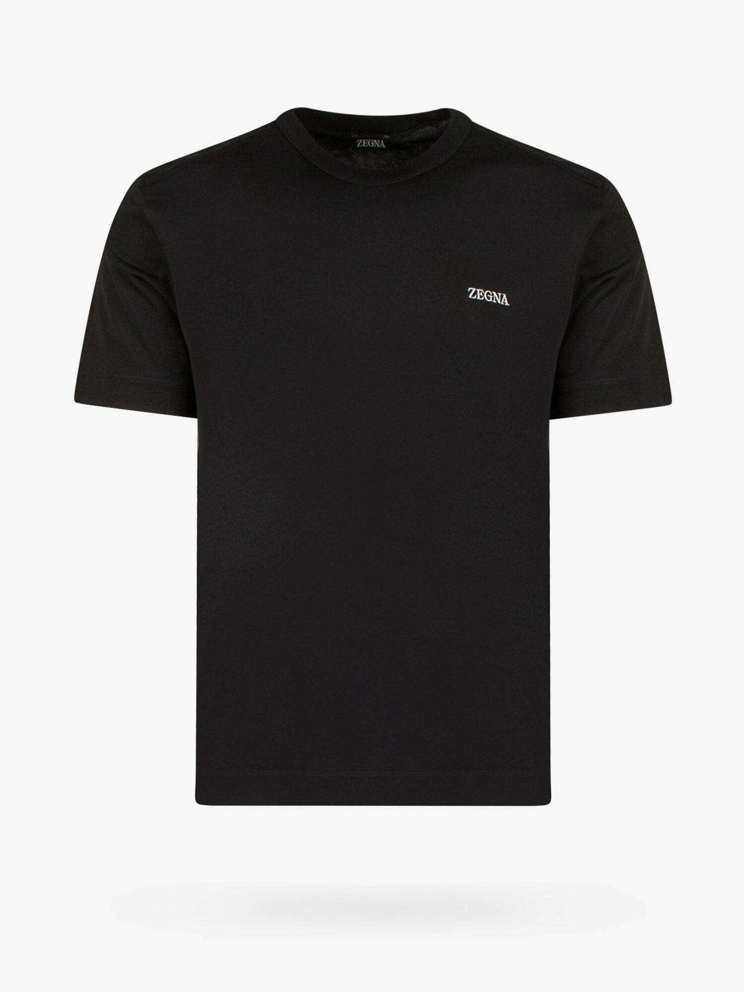 Zegna T Shirt Blue Mens Zegna