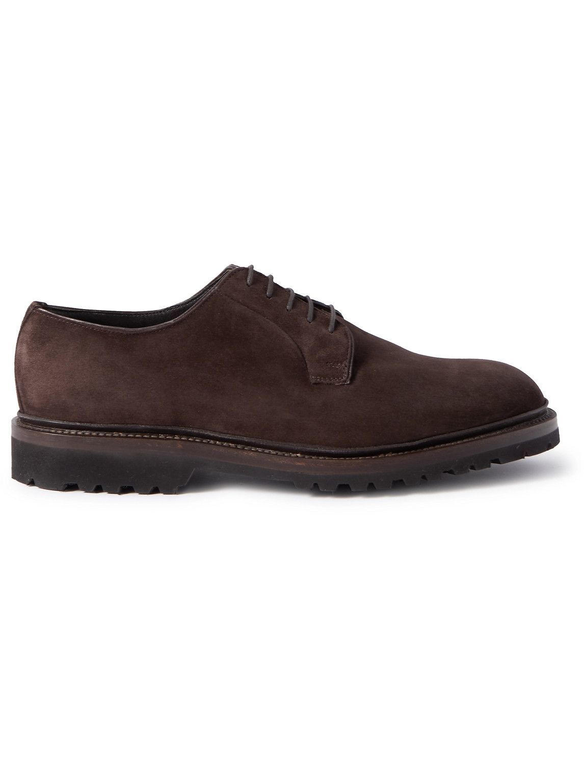 George Cleverley - Archie Suede Derby Shoes - Brown George Cleverley