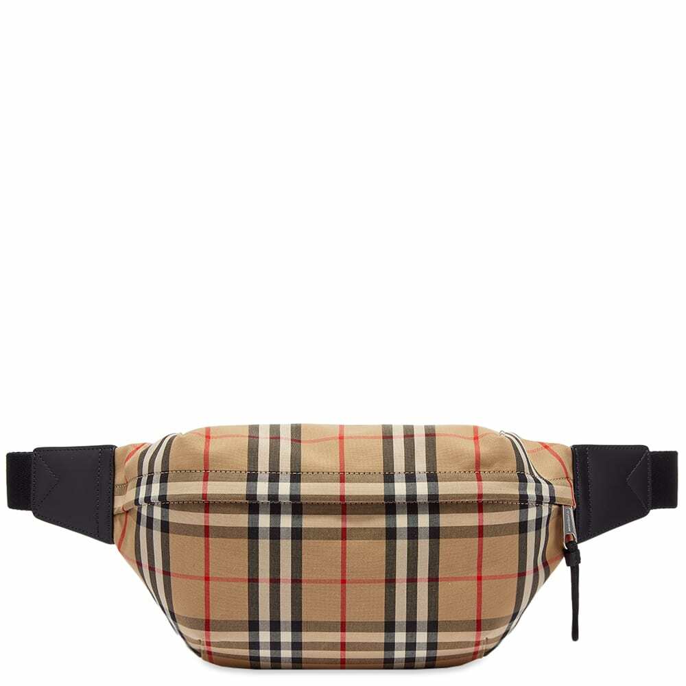 Burberry Men's Sonny Check Waist Bag in Archive Beige Burberry