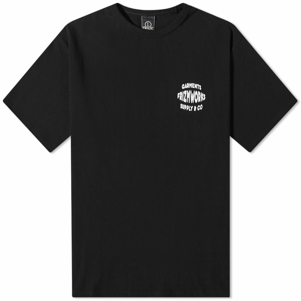 FrizmWORKS Men's Garment Supply & Co T-Shirt in Black FrizmWORKS