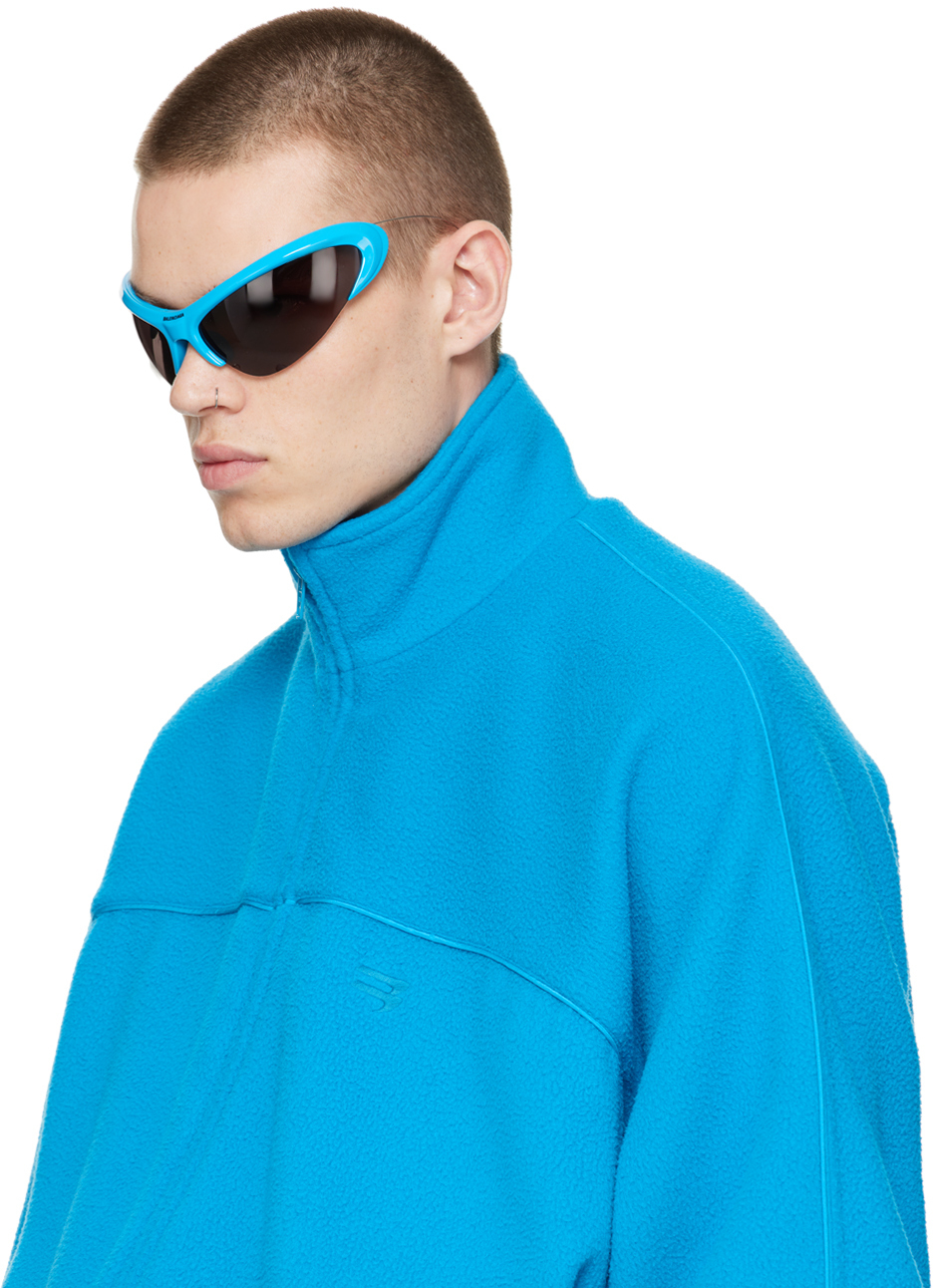 Balenciaga Blue Wire Cat Sunglasses Balenciaga