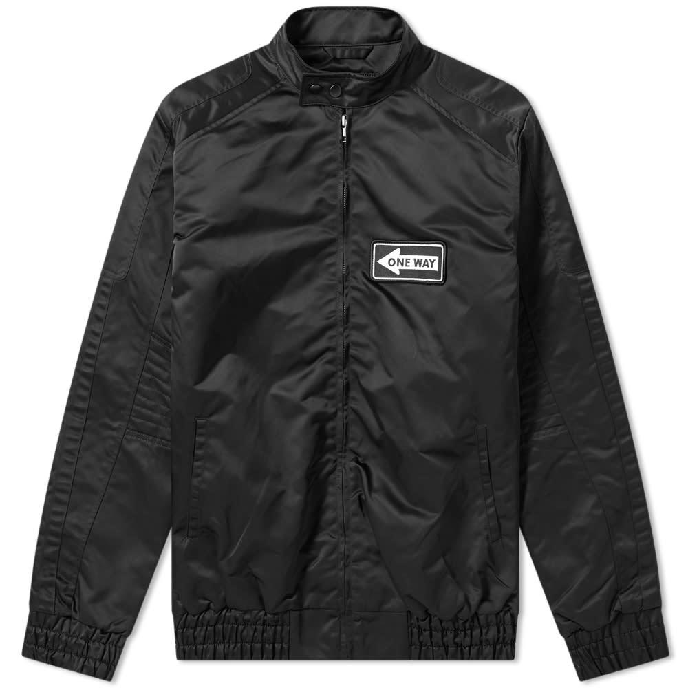 nylon racer jacket