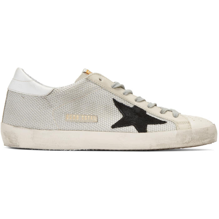 Golden Goose Grey Superstar Sneakers Golden Goose Deluxe Brand