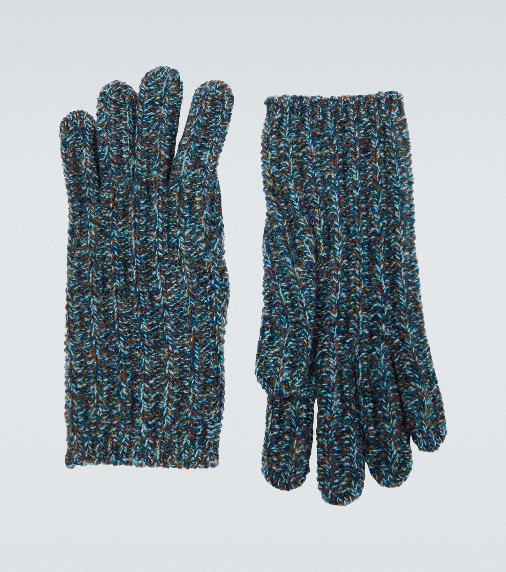 Loro Piana - Ribbed-knit cashmere gloves Loro Piana