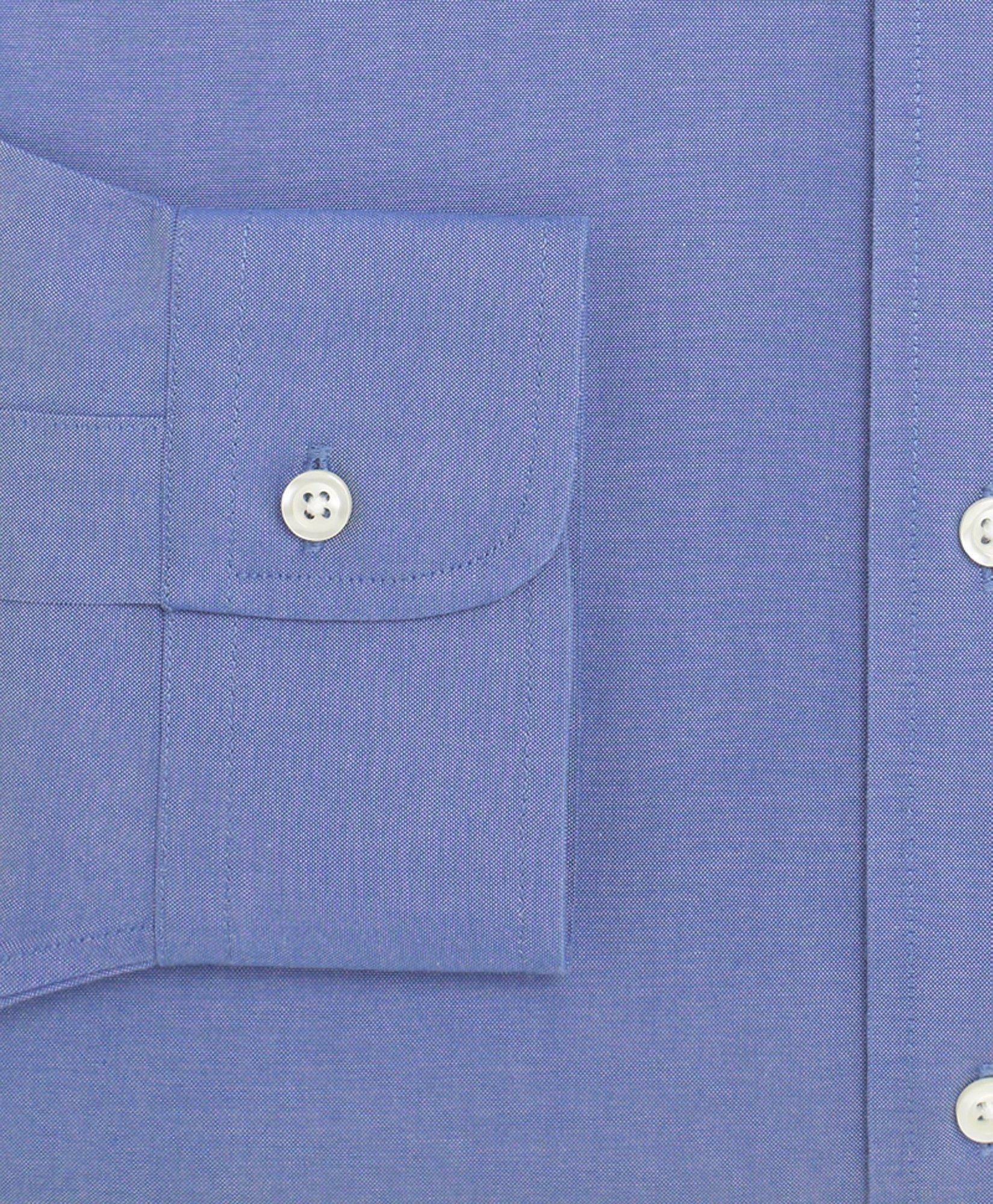 Brooks Brothers Men's Regent Regular-Fit Dress Shirt, Non-Iron Spread Collar | French Blue