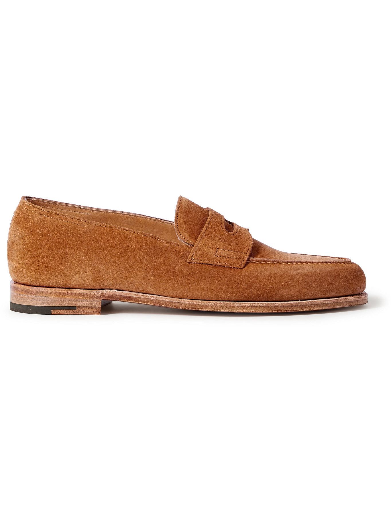 JOHN LOBB - Lopez Suede Penny Loafers 