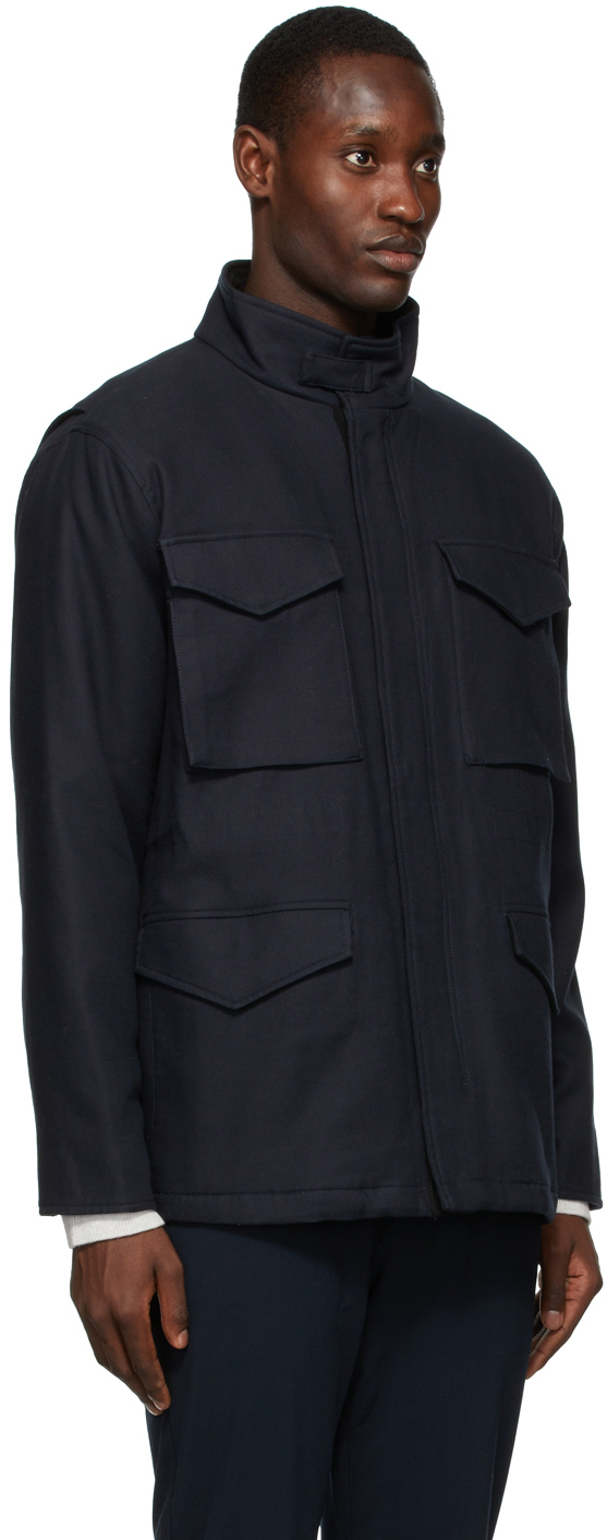 Vince Navy Classic Field Jacket Vince
