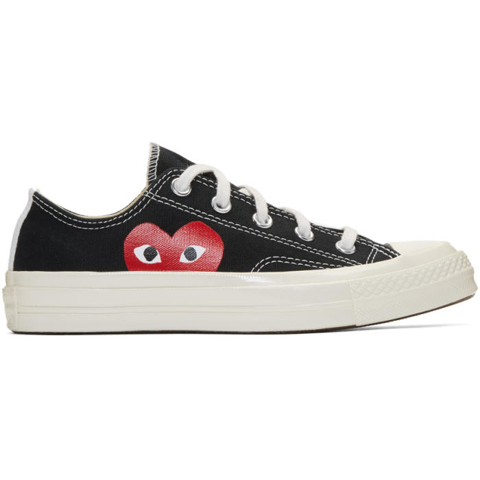 Comme des GarÃ§ons Play Black Converse Edition Chuck Taylor All-Star 70  Sneakers Comme des Garcons Play