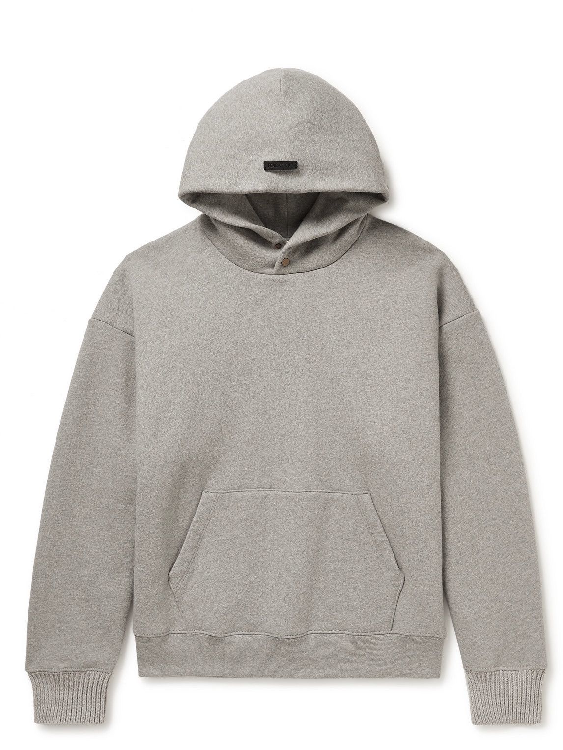 Fear of God - Oversized Cotton-Jersey Hoodie - Gray Fear Of God