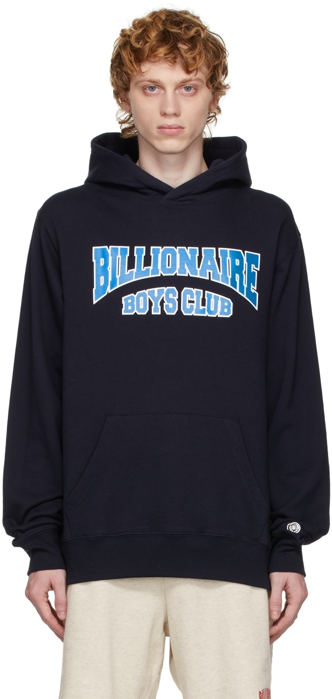 Billionaire Boys Club Navy Varsity Popover Hoodie Billionaire Boys 