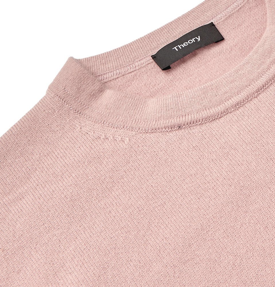 Theory - Hills Cashmere Sweater - Pink Theory