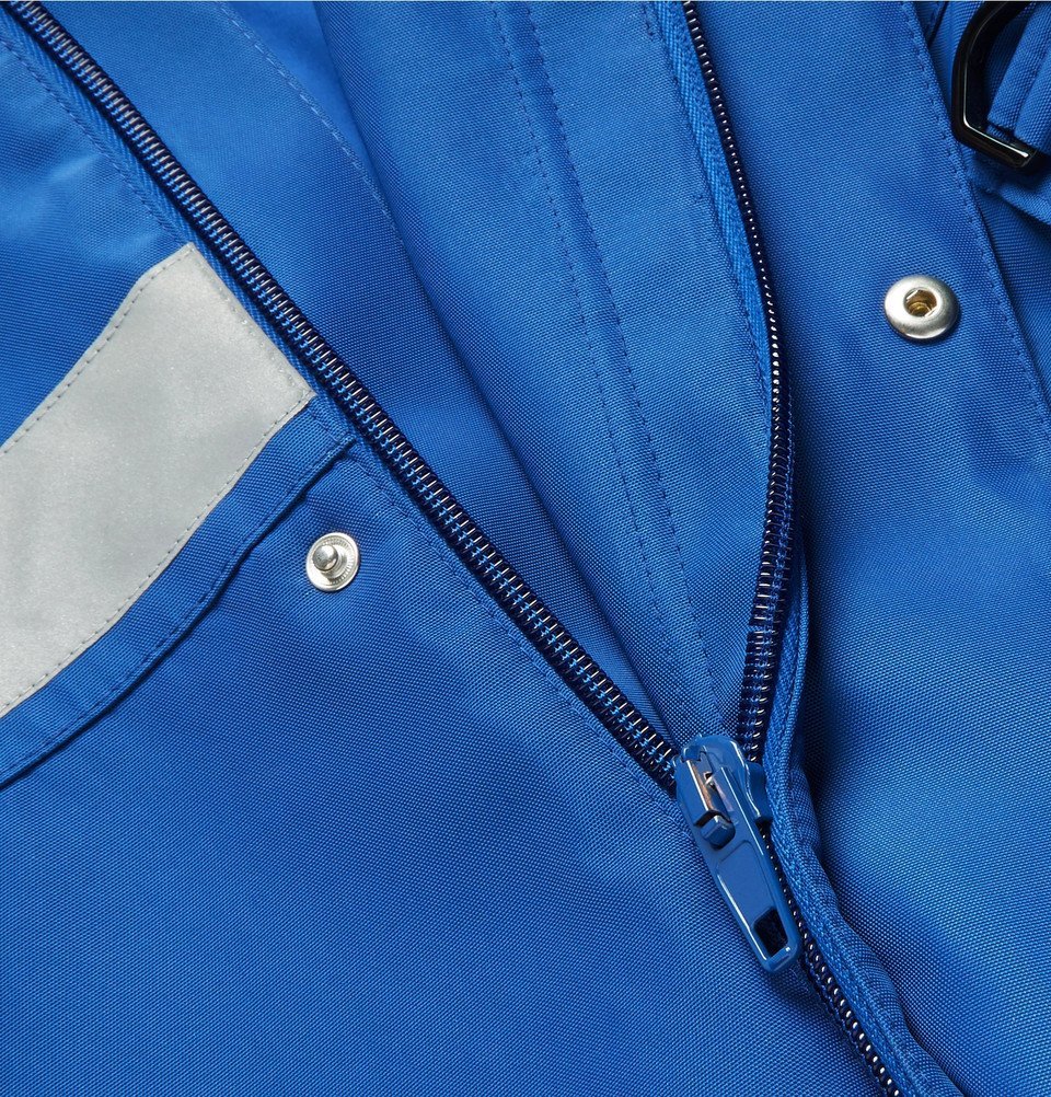 Balenciaga - Oversized Printed Canvas Jacket - Men - Blue Balenciaga