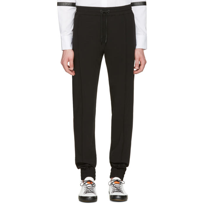 Pyer Moss Black Classic Ribbed Trousers Pyer Moss