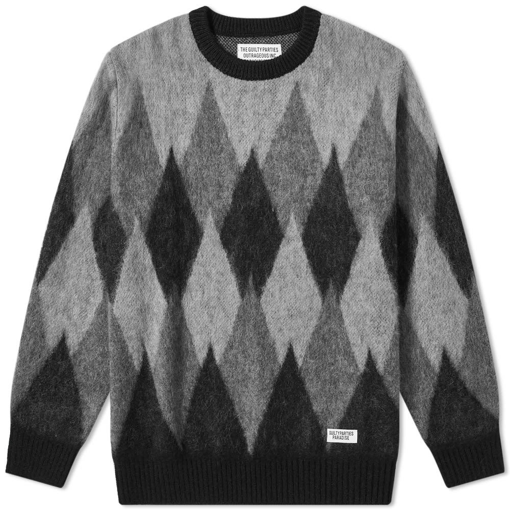 Wacko Maria Diamond Mohair Crew Knit Wacko Maria