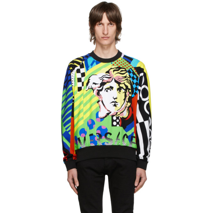 versace multicolor sweatshirt