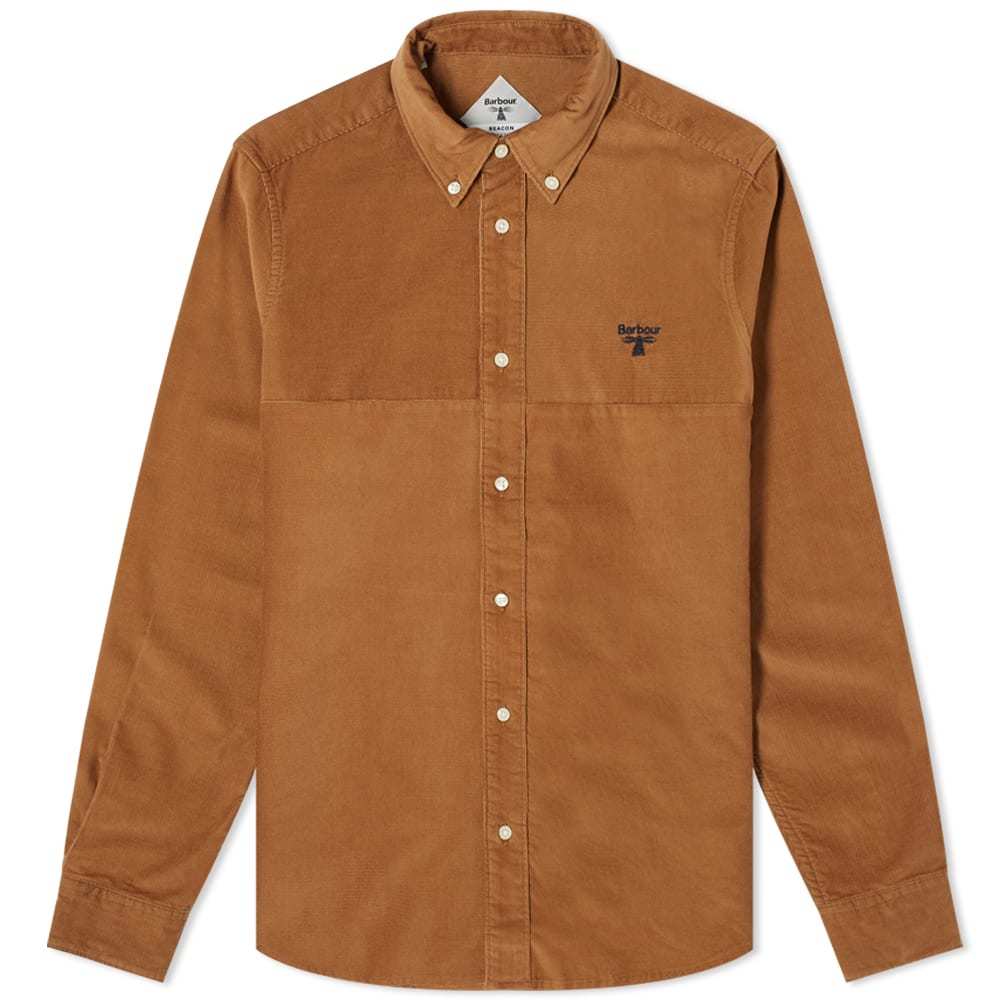 barbour beacon cord shirt