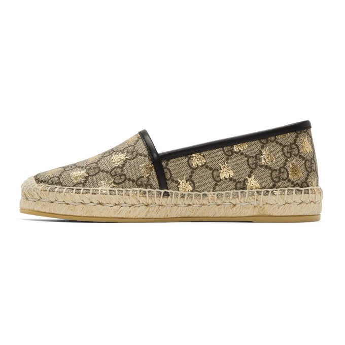 gucci supreme bee espadrilles