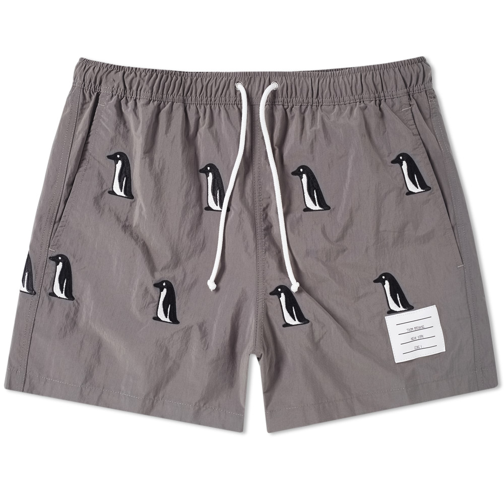 thom browne swim shorts