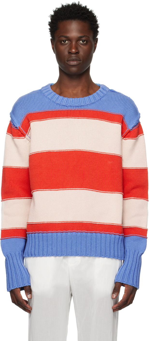 Edward Cuming Multicolor Striped Sweater