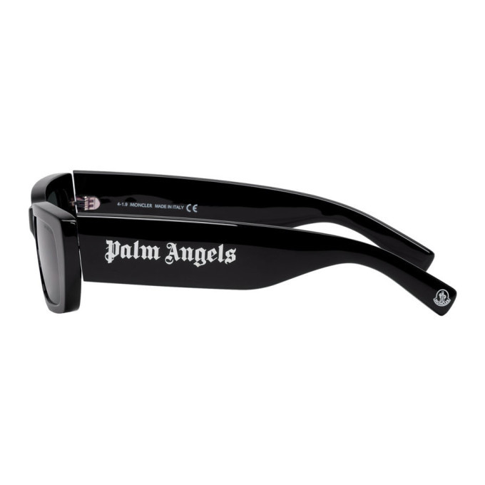 Moncler Genius 8 Moncler Palm Angels Black Rectangular Sunglasses 